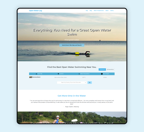 Open Water Log