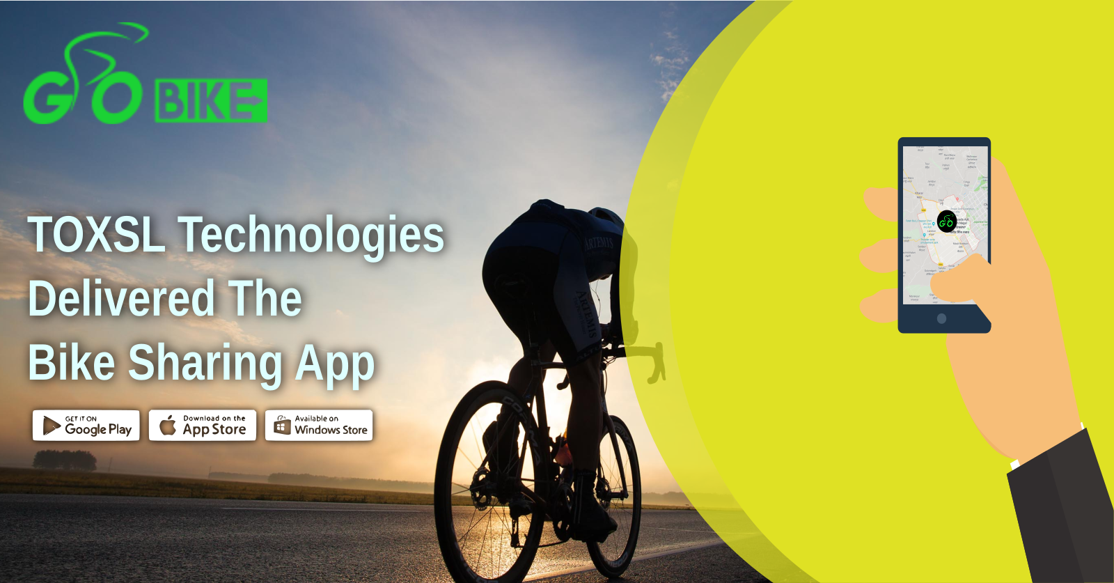 ToXSL Technologies Delivered The Bike Sharing App: Go Bike