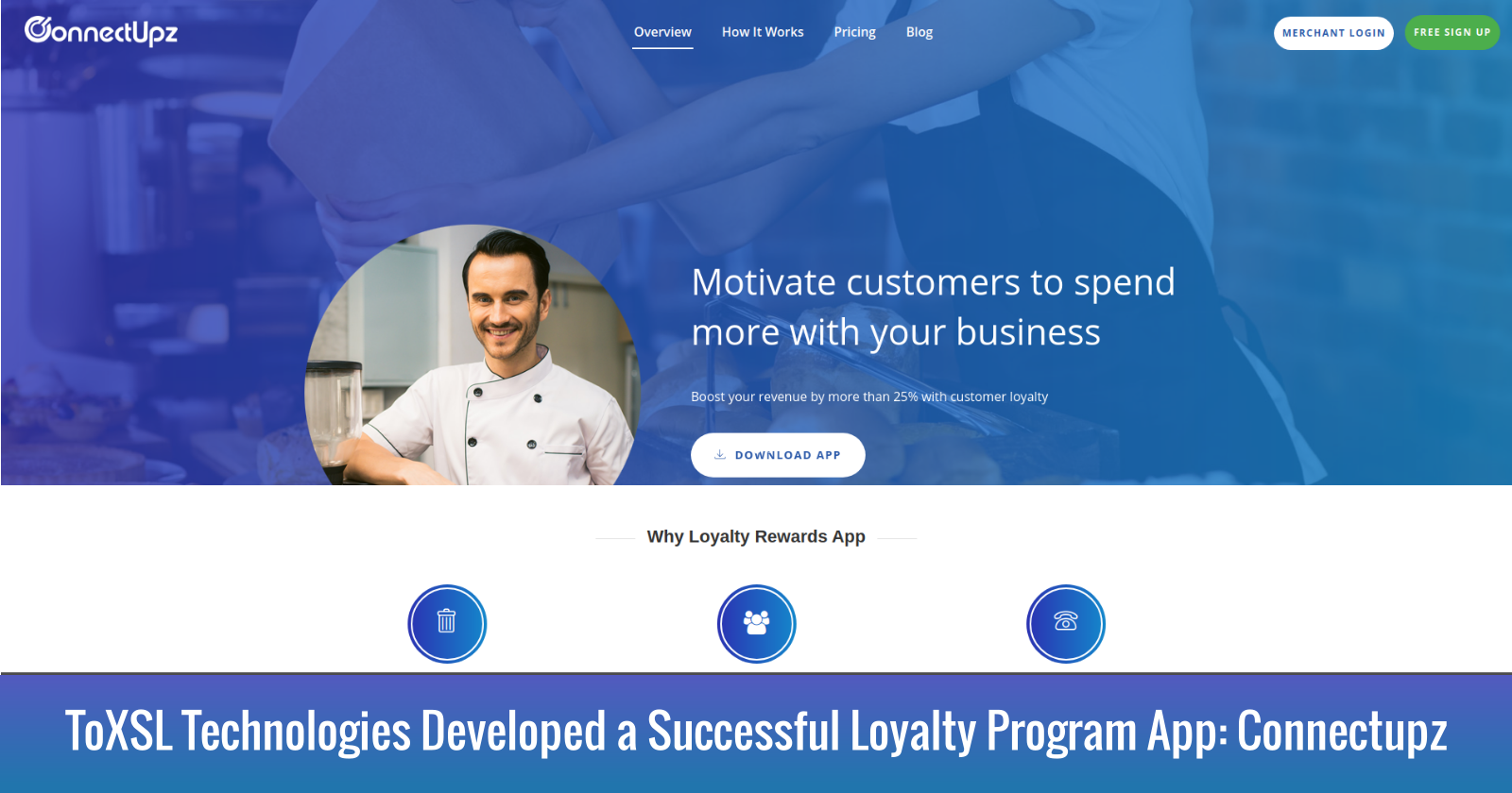 ToXSL Technologies Developed a Successful Loyalty Program App 'Connectupz'