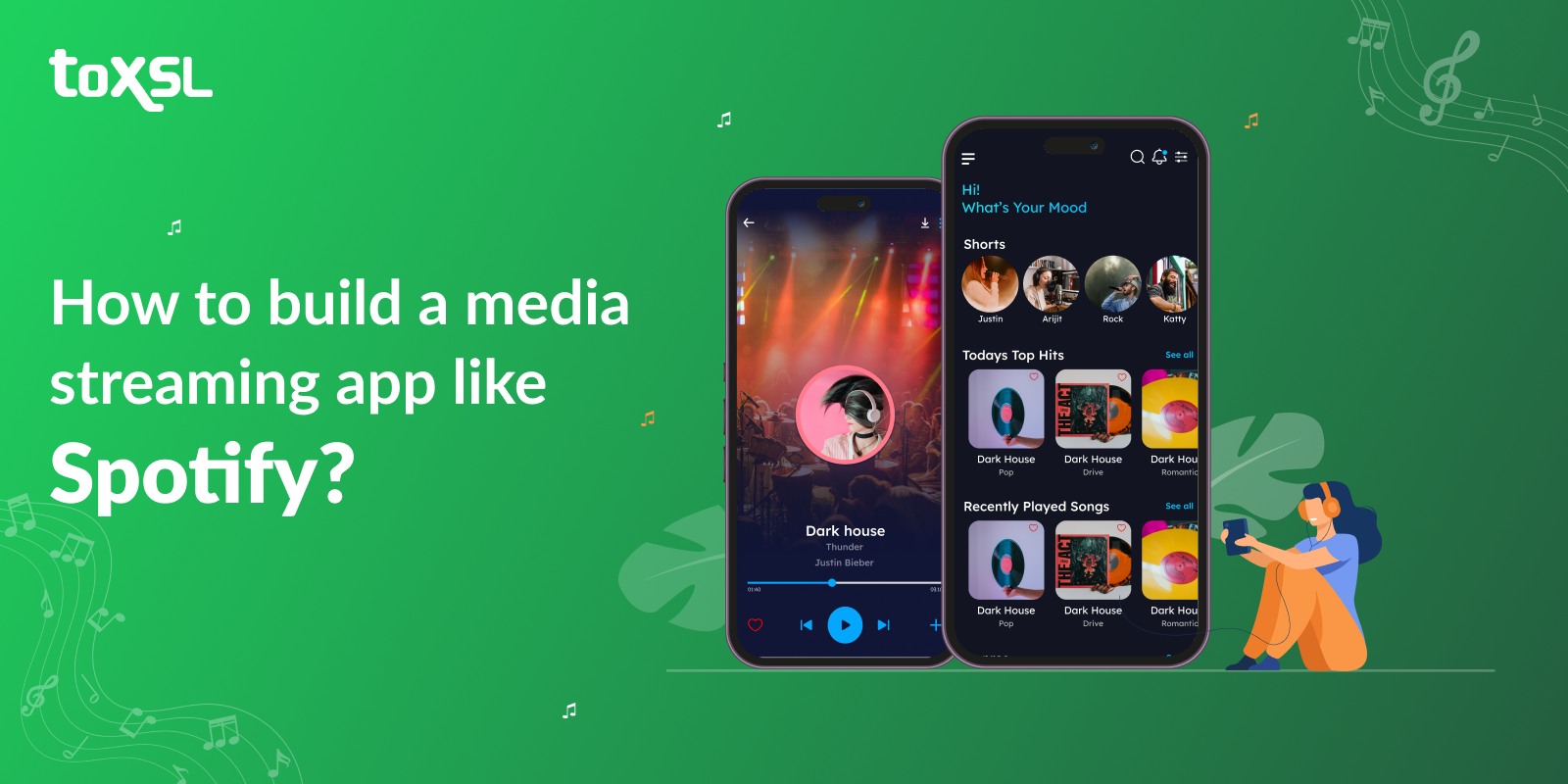 How to Build a Media Streaming App like Spotify?