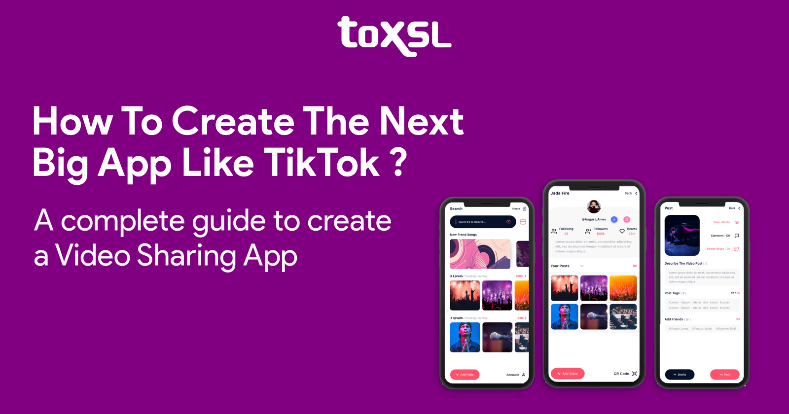 A Complete Guide To Create An App Like TikTok