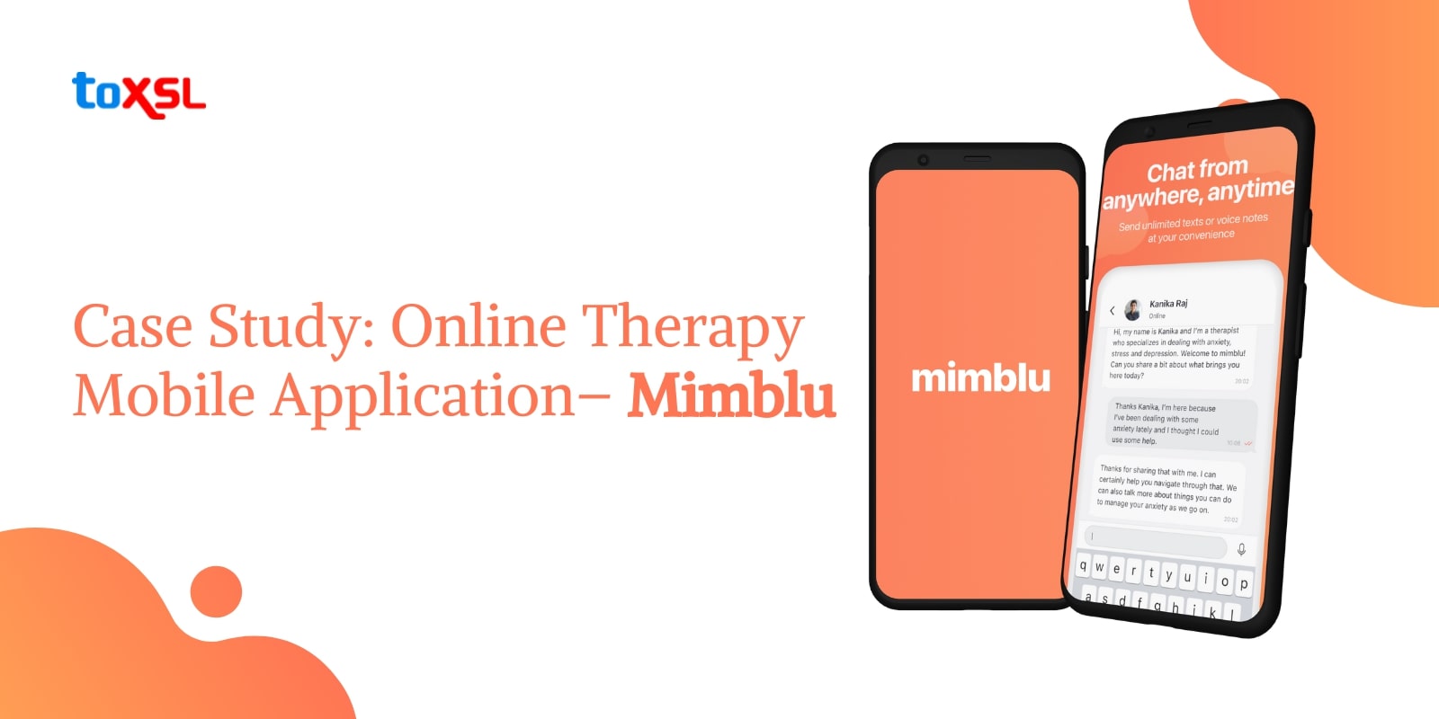 Case Study: Online Therapy Mobile Application By ToXSL – Mimblu