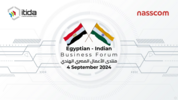 Partnership with Egypt’s Tech Industry at the Egyptian-Indian Business Forum, ITIDA