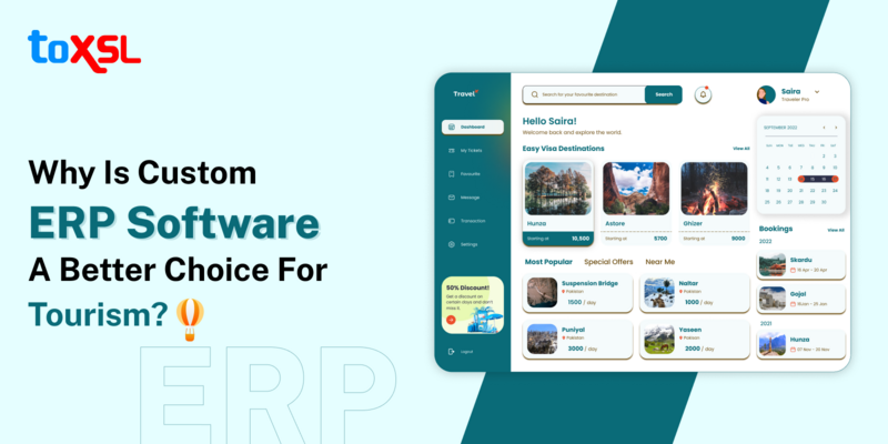 Why is Custom ERP Software a Better Choice For Tourism?