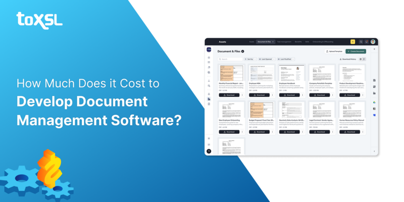 How Much Does It Cost to Develop Document Management Software?