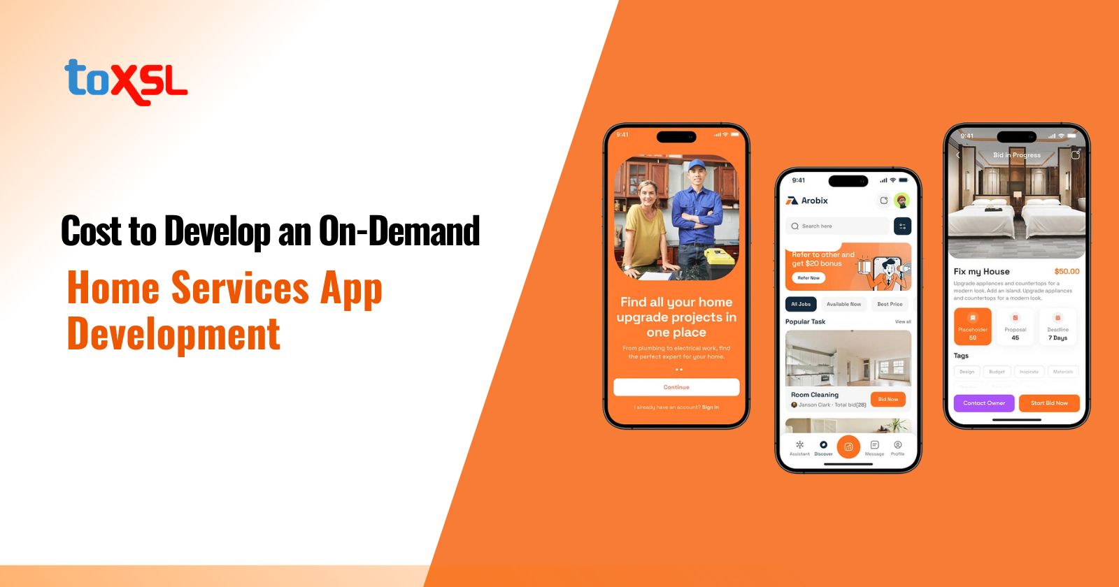 Cost to Develop an On-Demand Home Services App Development