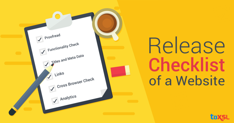 Checklist to Cover Before the Release of a Website