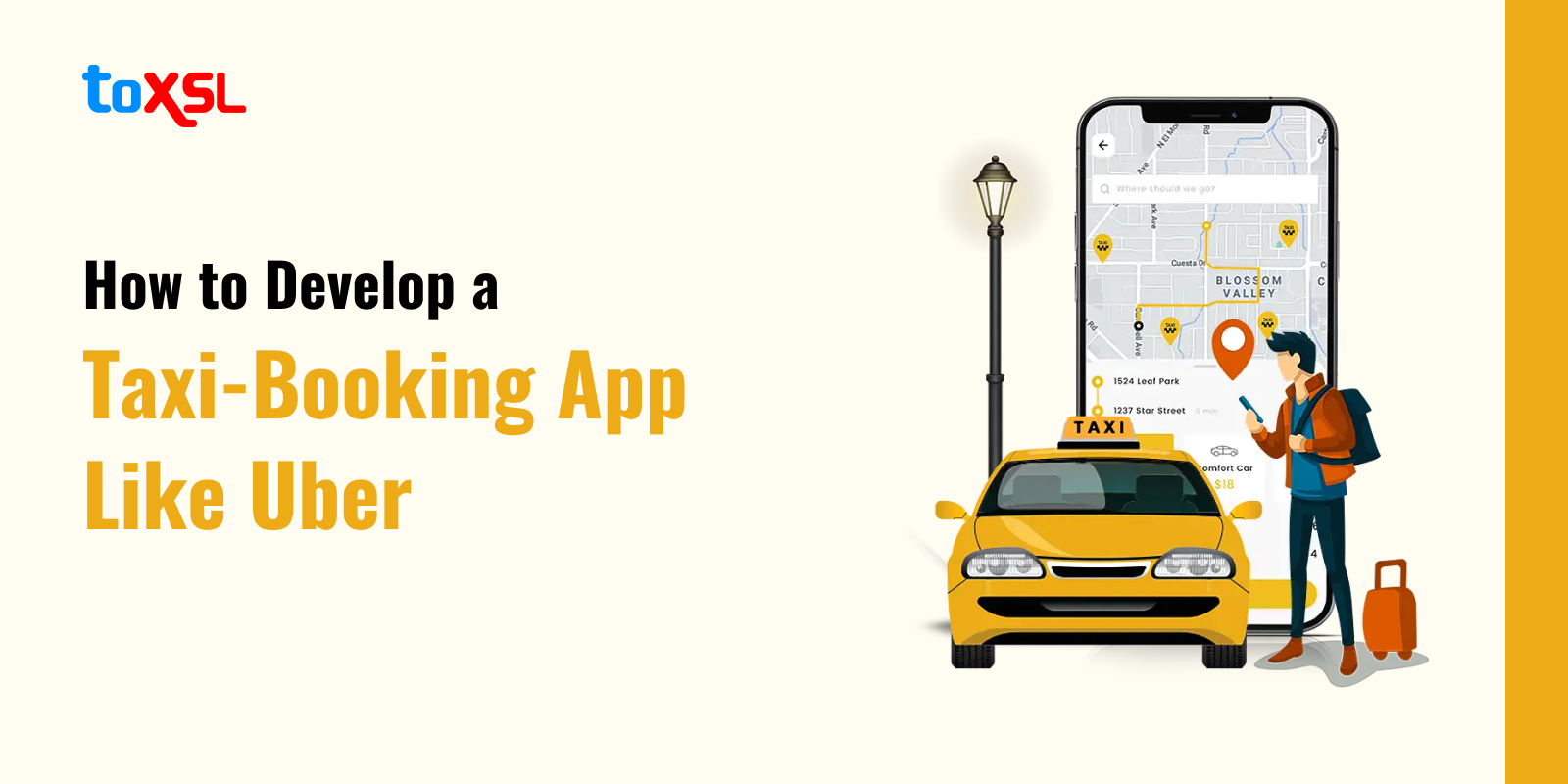 How To Develop A Taxi-Booking App Like Uber