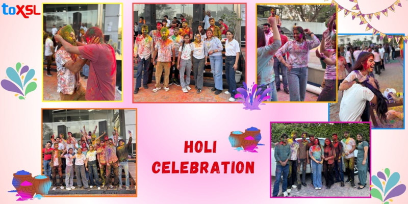 Colors of Joy and Unity: How ToXSL Technologies Celebrated Holi
