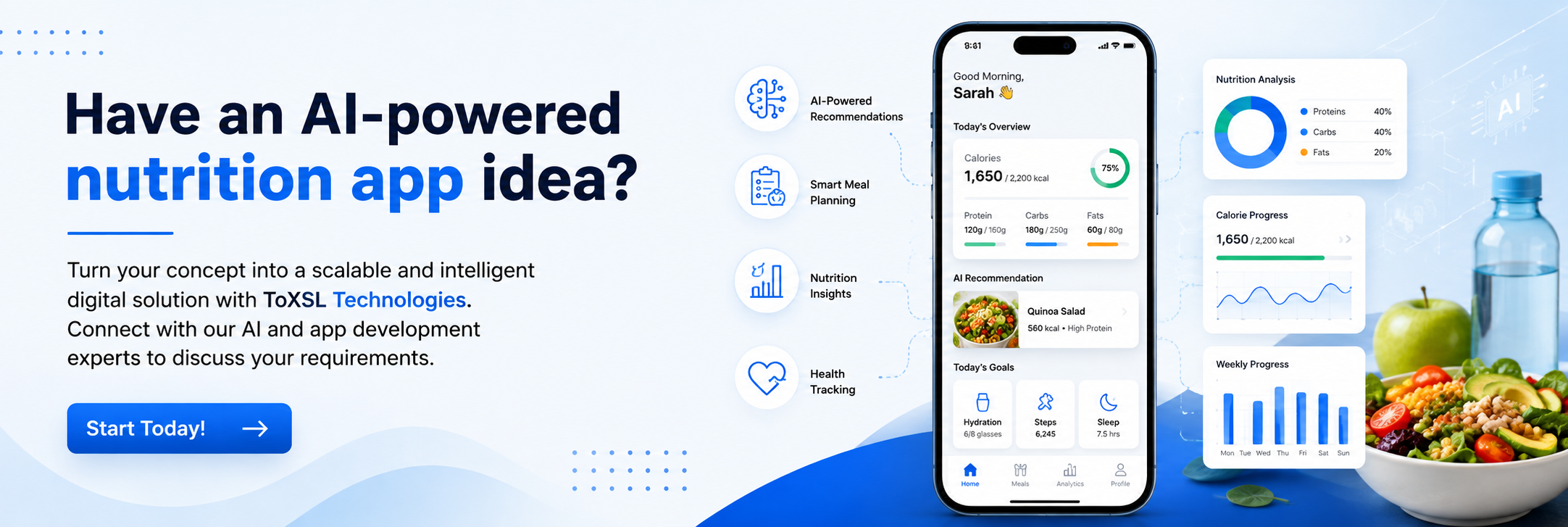 AI-Powered Nutrition App CTA